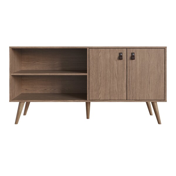 Manhattan Comfort Mid-Century Modern Free Standing TV Stand for Living Room and Bedroom use 308GFX4 - main
